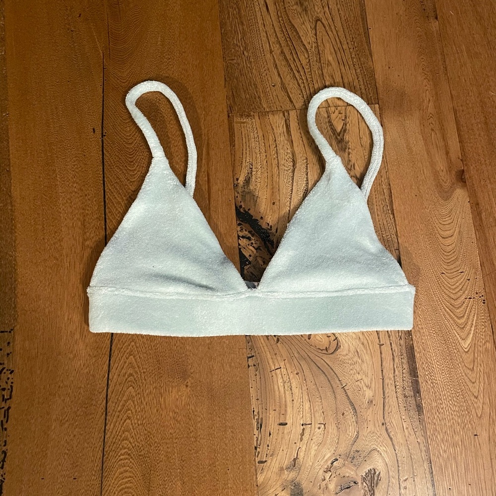 Frankie’s Bikinis Claire top terry material NWT - Picture 4 of 8